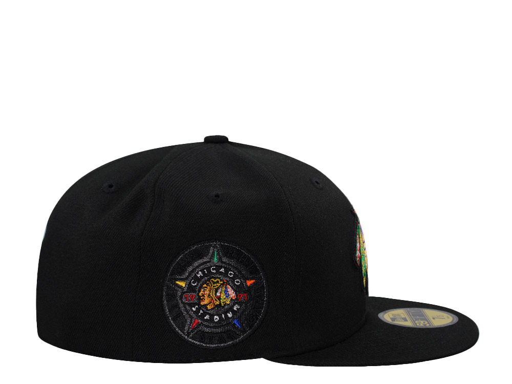 New Era Chicago Blackhawks All Star Game 1991 Blackout Prime Edition 59Fifty Fitted Hat