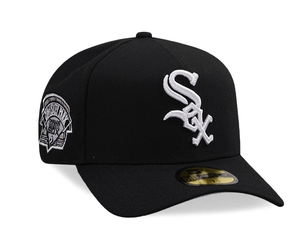 New Era Chicago White Sox Comiskey Park Black Prime Edition 59Forty A Frame Fitted Hat