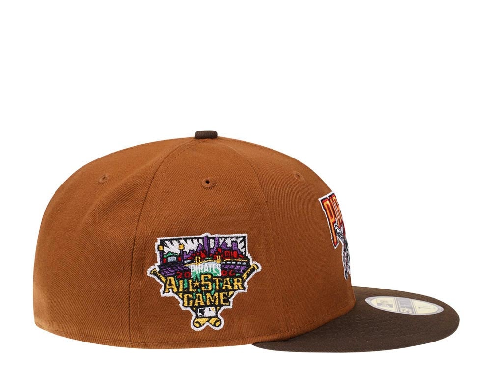 New Era Pittsburgh Pirates All Star Game 2006 Bourbon and Suede Edition 59Fifty Fitted Hat