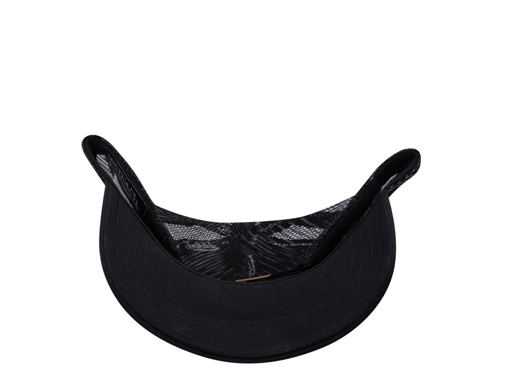 Von Dutch Oval Patch Black Edition Trucker Strapback Hat