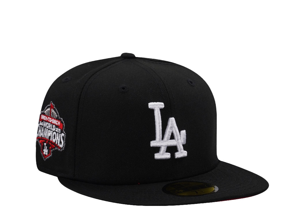 New Era Los Angeles Dodgers World Series Champions 2025 Black Prime Edition 59Fifty Fitted Hat