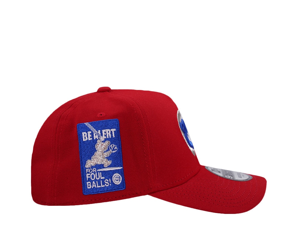 New Era Chicago Cubs Be Alert Scarlet Prime Edition 9Forty A Frame Snapback Hat
