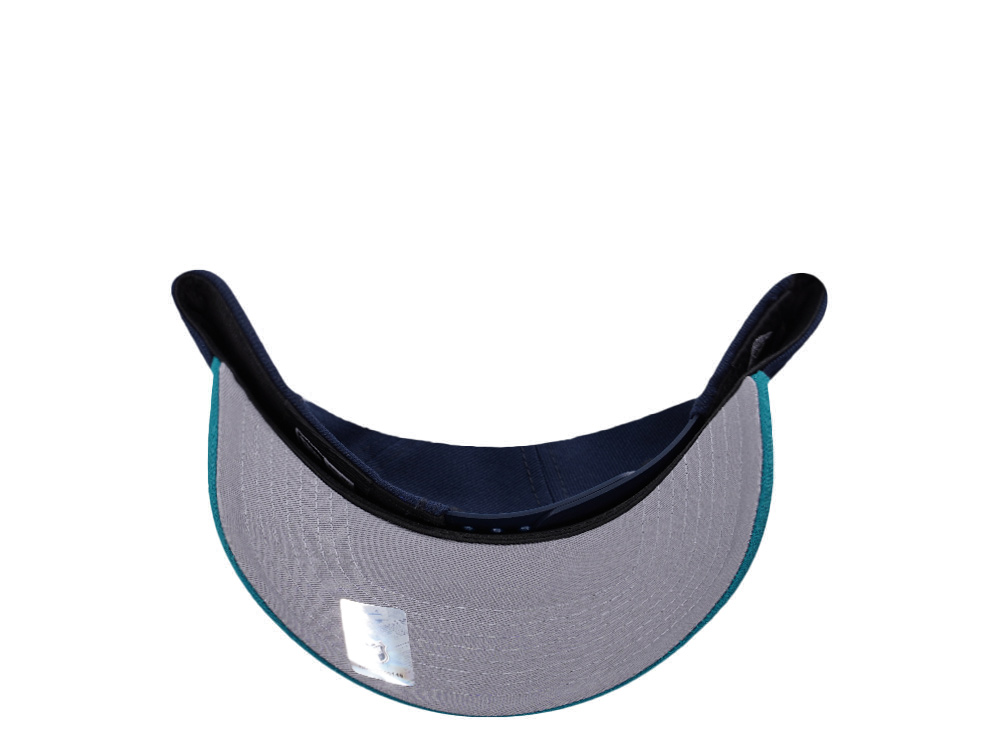 New Era Anaheim Ducks 25th Anniversary Ocean Blue Two Tone Edition 9Forty A Frame Snapback Hat