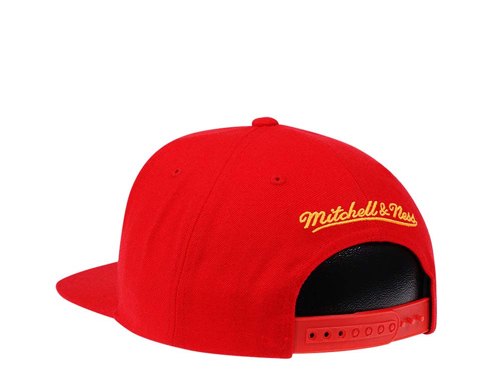 Mitchell & Ness Atlanta Hawks HWC Zig Zag Satin Undervisor Snapback Hat