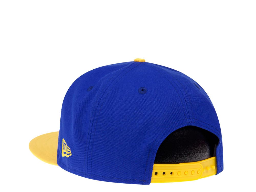 New Era Golden State Warriors Blue Gold Two Tone Edition 9Fifty Snapback Hat