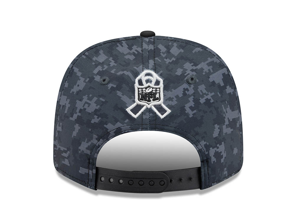 New Era Seattle Seahawks NFL Salute to Service 2026 Digi Camo Black 9Seventy Stretch Snapback Hat