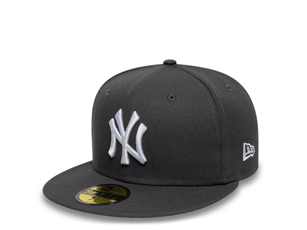 New Era New York Yankees Plain Black Prime Edition 59Fifty Fitted Hat