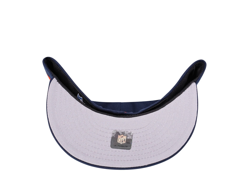 New Era Denver Broncos Blue and Orange Edition 59Fifty Fitted Hat