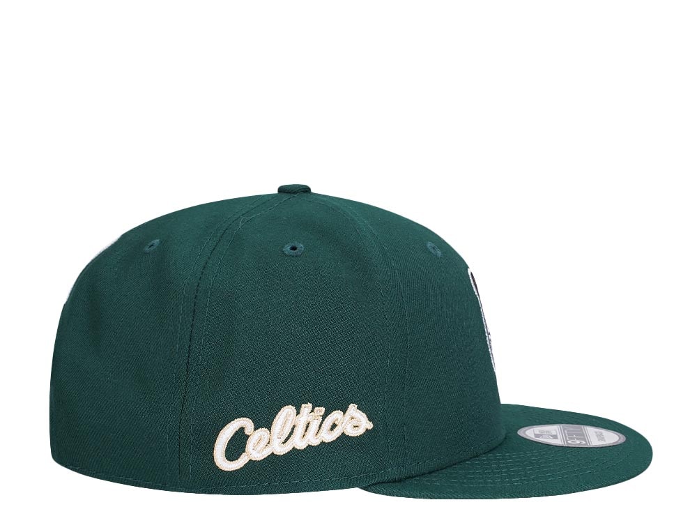 New Era Boston Celtics Green Script Logo Edition 9Fifty Snapback Hat