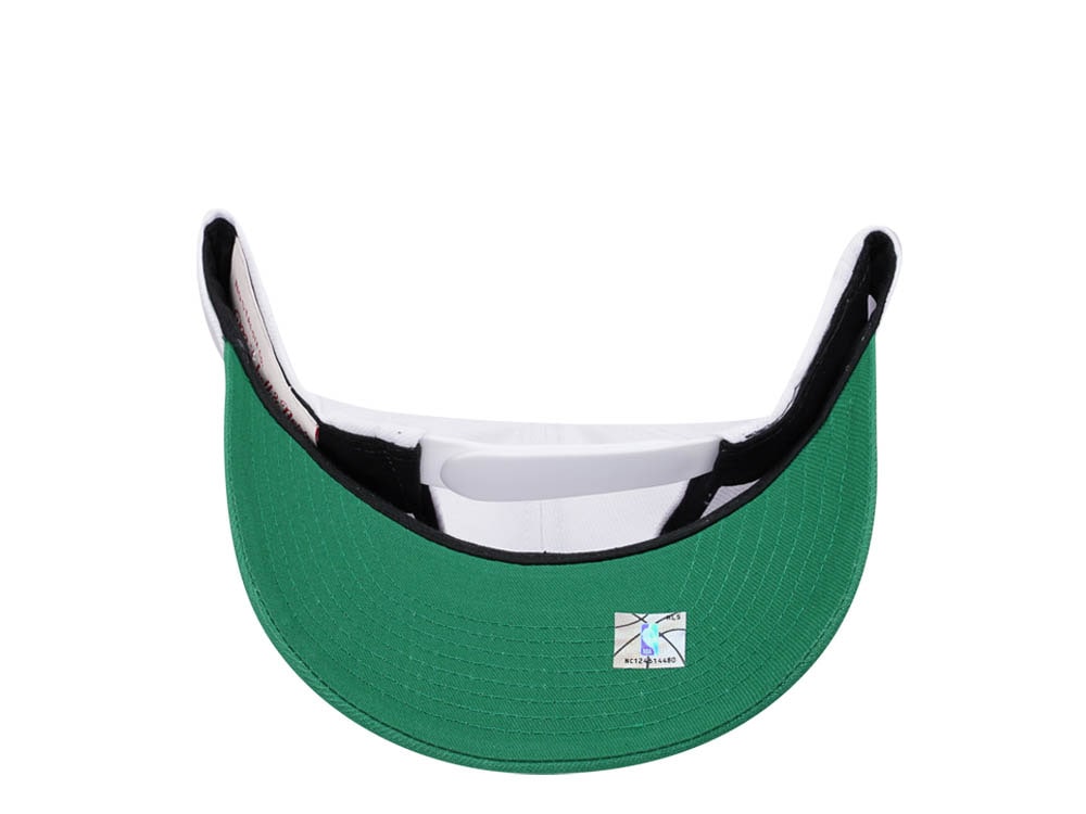 Mitchell & Ness Boston Celtics Team Two Tone 2.0 Pro White Snapback Hat