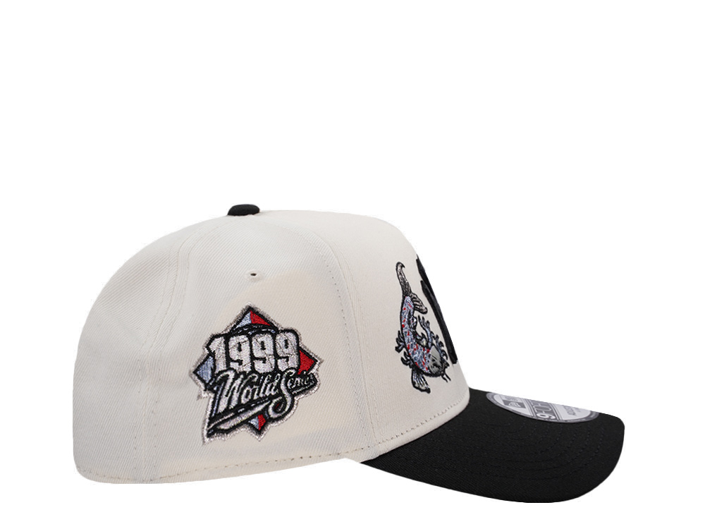 New Era New York Yankees World Series 1999 Chrome Two Tone Edition 9Forty A Frame Snapback Hat