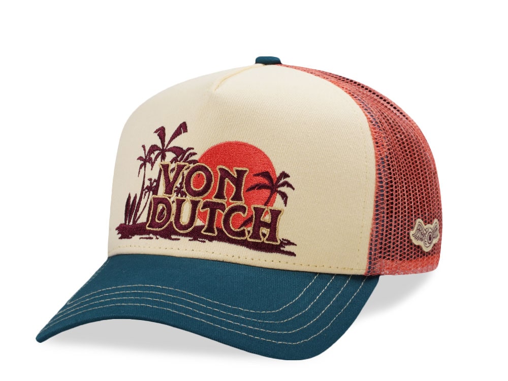 Von Dutch Surf Vintage Sunset Trucker Snapback Hat