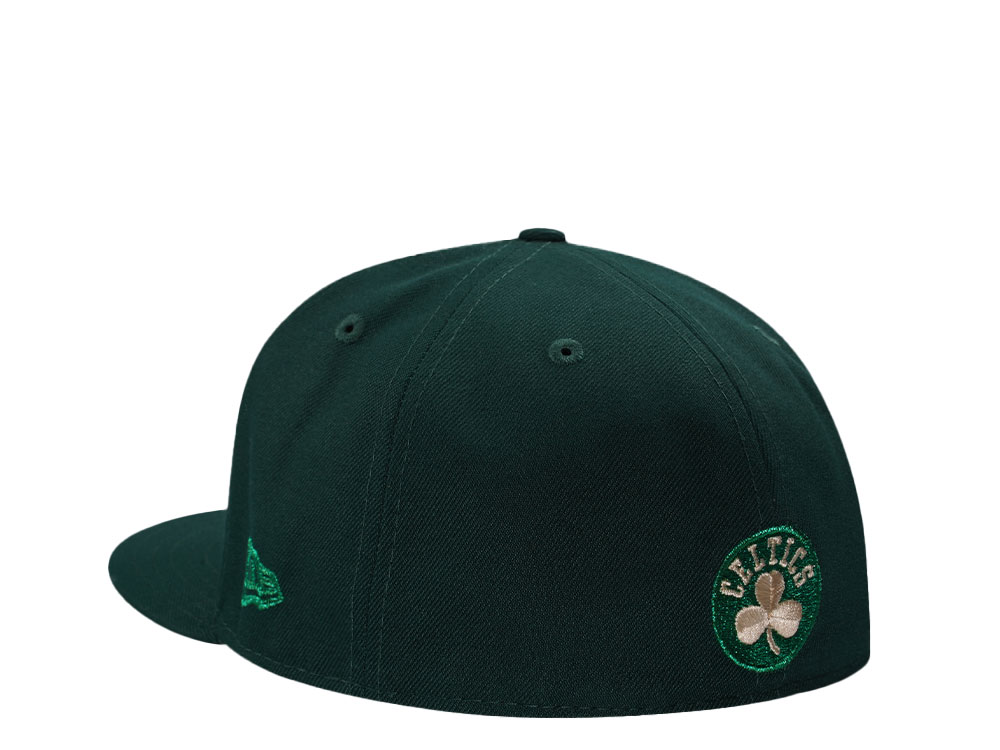 New Era Boston Celtics 80th Anniversary Dark Green Prime Edition 59Fifty Fitted Hat