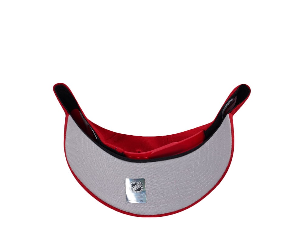 New Era New Jersey Devils 40th Anniversary Red Prime Edition 9Forty A Frame Snapback Hat