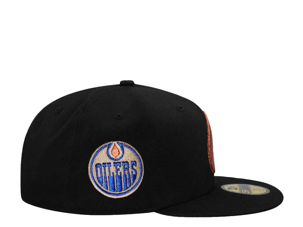 New Era Edmonton Oilers Black Drop Prime Edition 59Fifty Fitted Hat