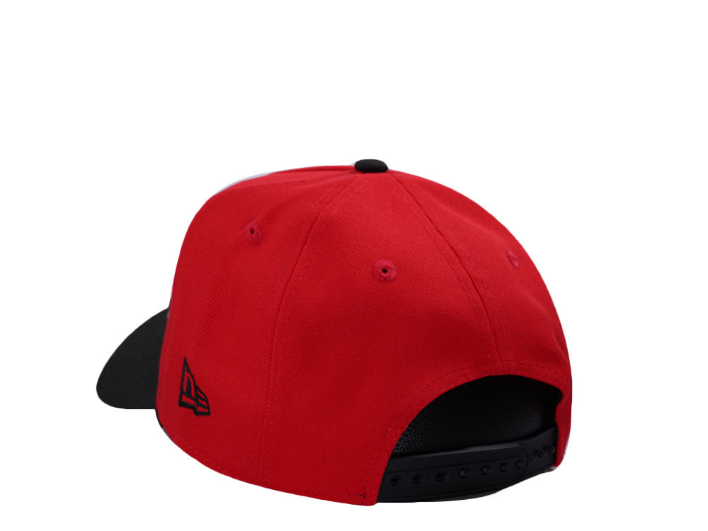 New Era Chicago Bulls Champions Red Two Tone Edition 9Forty A Frame Snapback Hat