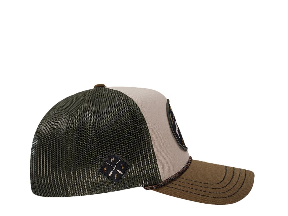 Capslab Harry Potter Hogwarts Flying Lessons Beige Trucker Snapback Hat