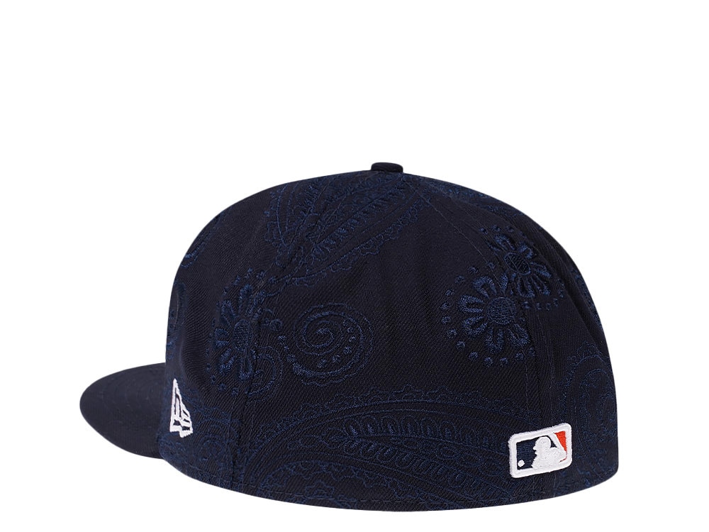 New Era Boston Red Sox Navy MLB Swirl 59Fifty Fitted Hat
