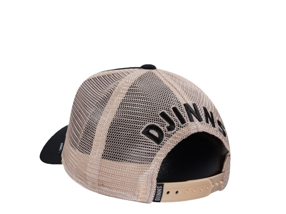 Djinns Lazy Sunday Coffee Club Black Trucker Snapback Hat