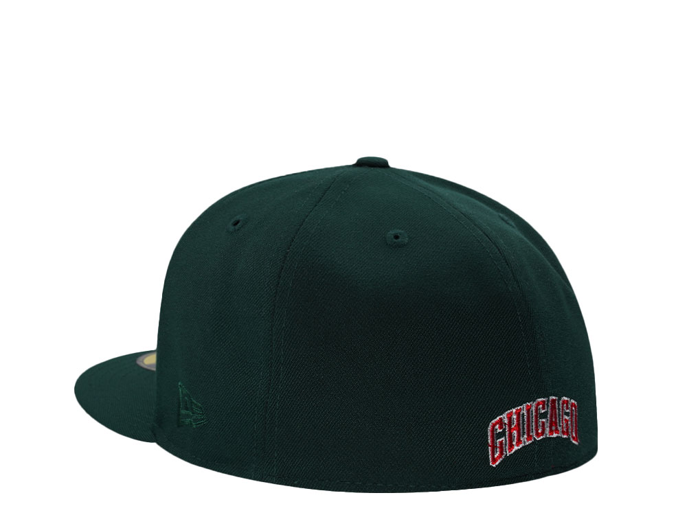 New Era Chicago Bulls Rose Dark Green Prime Edition 59Fifty Fitted Hat