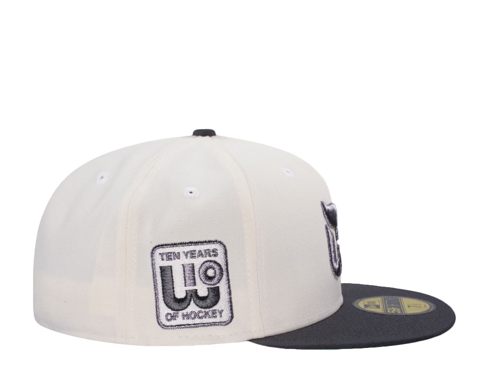 New Era Hartford Whalers 10th Anniversary Chrome Two Tone Edition 59Fifty Fitted Hat