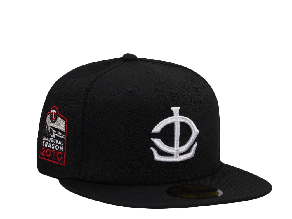 New Era Minnesota Twins Inaugural Season 2010 Black Prime Edition 59Fifty Fitted Hat