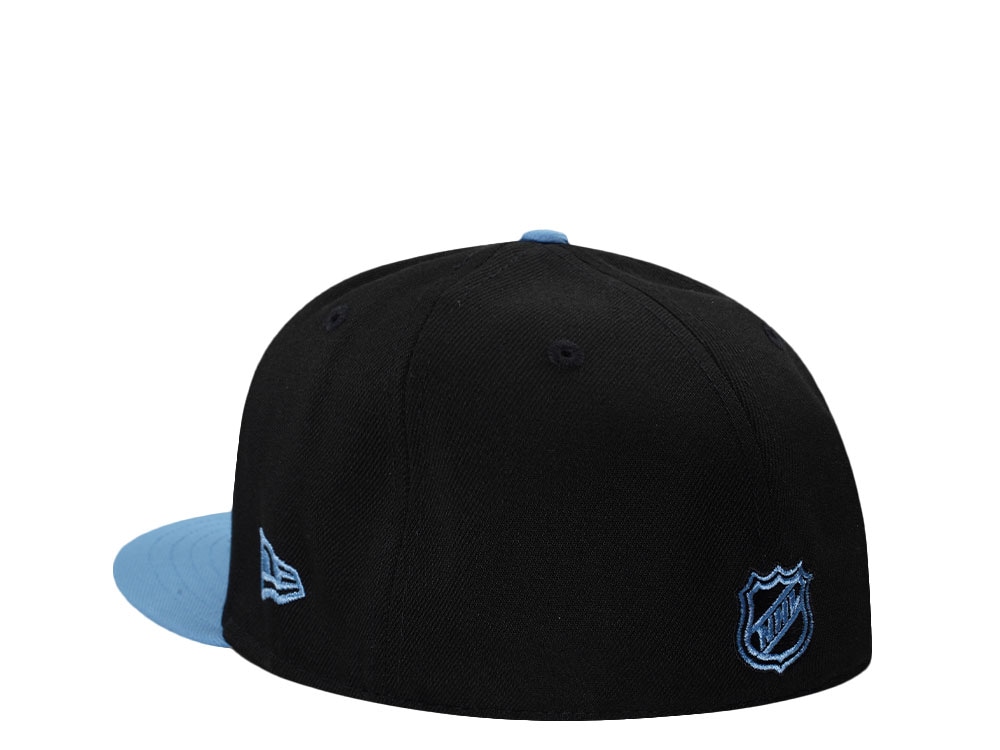 New Era Utah Mammoth Metallic Sky Blue Two Tone Edition 59Fifty Fitted Hat
