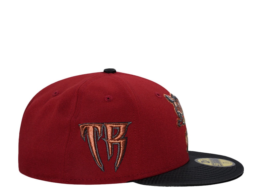 New Era Wisconsin Timber Rattlers Brick Satin Brim Edition 59Fifty Fitted Hat