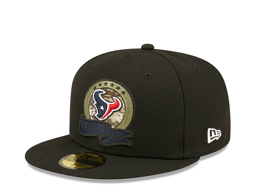 New Era Houston Texans Salute to Service 2022 Fitted 59Fifty Hat