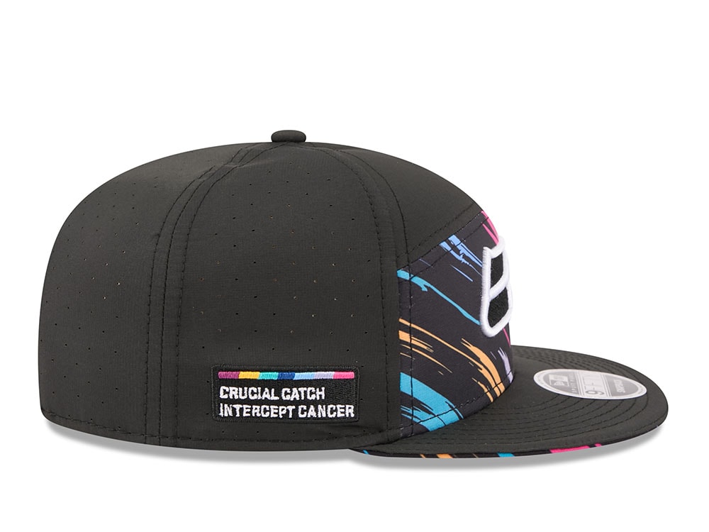 New Era Seattle Seahawks Crucial Catch 2026 Black Edition 9Fifty Split Panel Snapback Hat