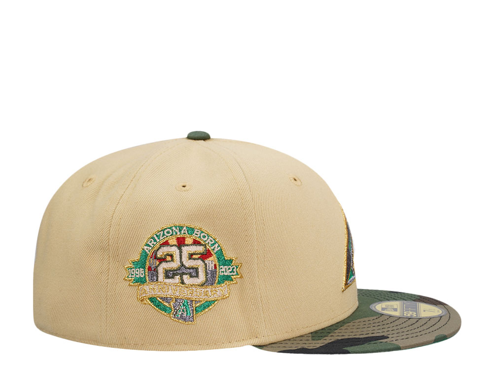 New Era Arizona Diamondbacks 25th Anniversary Vegas Camo Two Tone Edition 59Fifty Fitted Hat