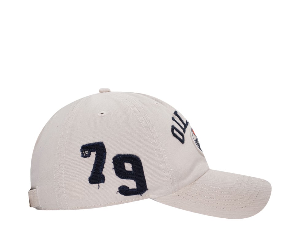 47Brand Edmonton Oilers Sandstorm Clubhouse Clean up Snapback Hat