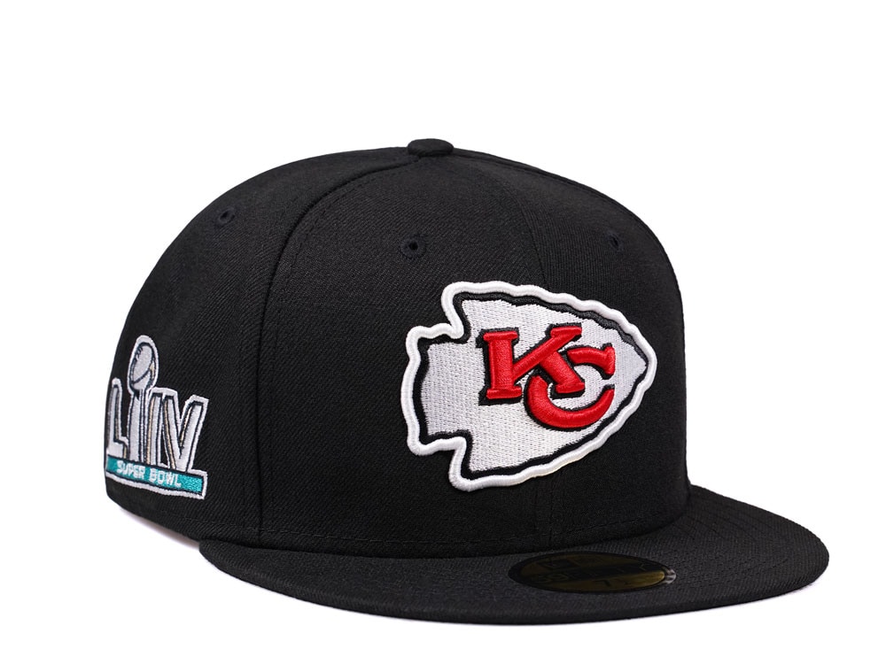 New Era Kansas City Chiefs Super Bowl LIV Black Edition 59Fifty Fitted Hat