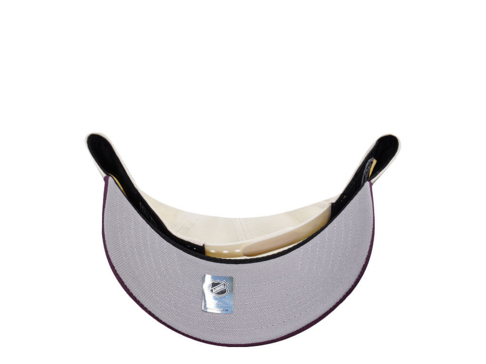 New Era Anaheim Ducks Chrome Plum Two Tone Edition 9Forty A Frame Snapback Hat