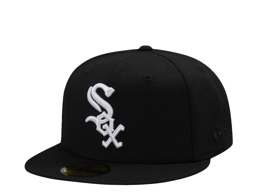 New Era Chicago White Sox Black Classic Edition 59Fifty Fitted Hat