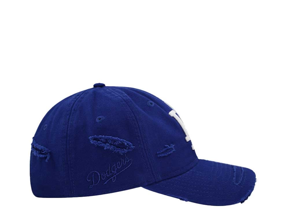 New Era Los Angeles Dodgers Dark Royal Washed Distress 9Twenty Strapback Hat