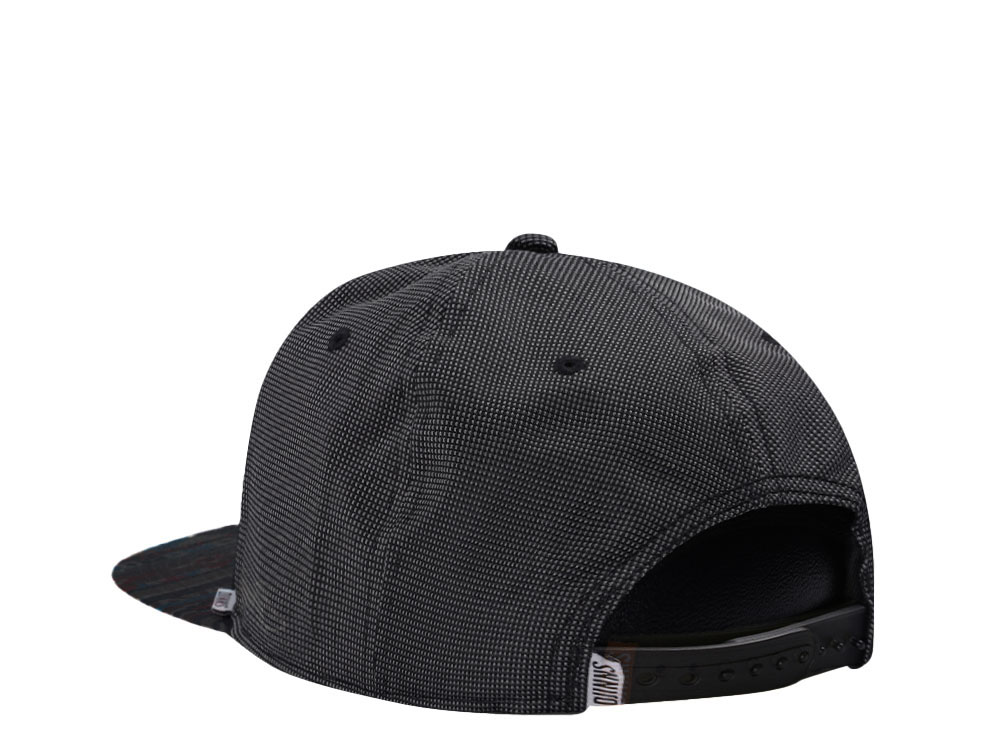 Djinns SkyNylon Grey 6 Panel Snapback Hat