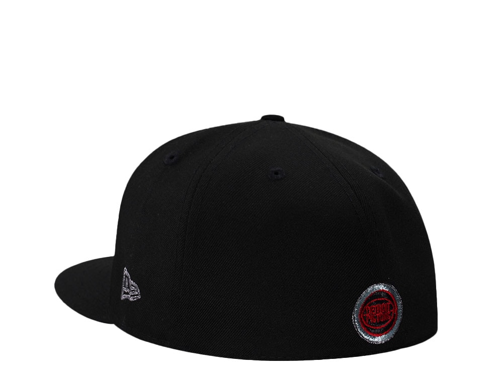 New Era Detroit Pistons 20th Anniversary Black Prime Edition 59Fifty Fitted Hat