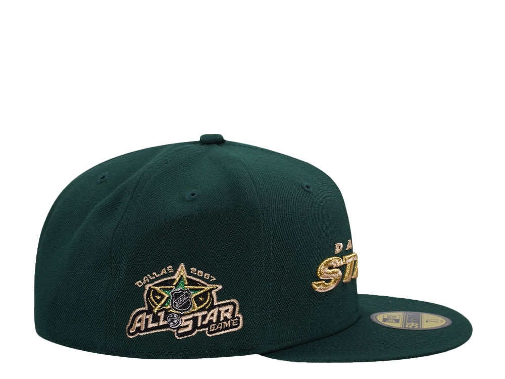 New Era Dallas Stars All Star Game 2007 Dark Green Prime Edition 59Fifty Fitted Hat