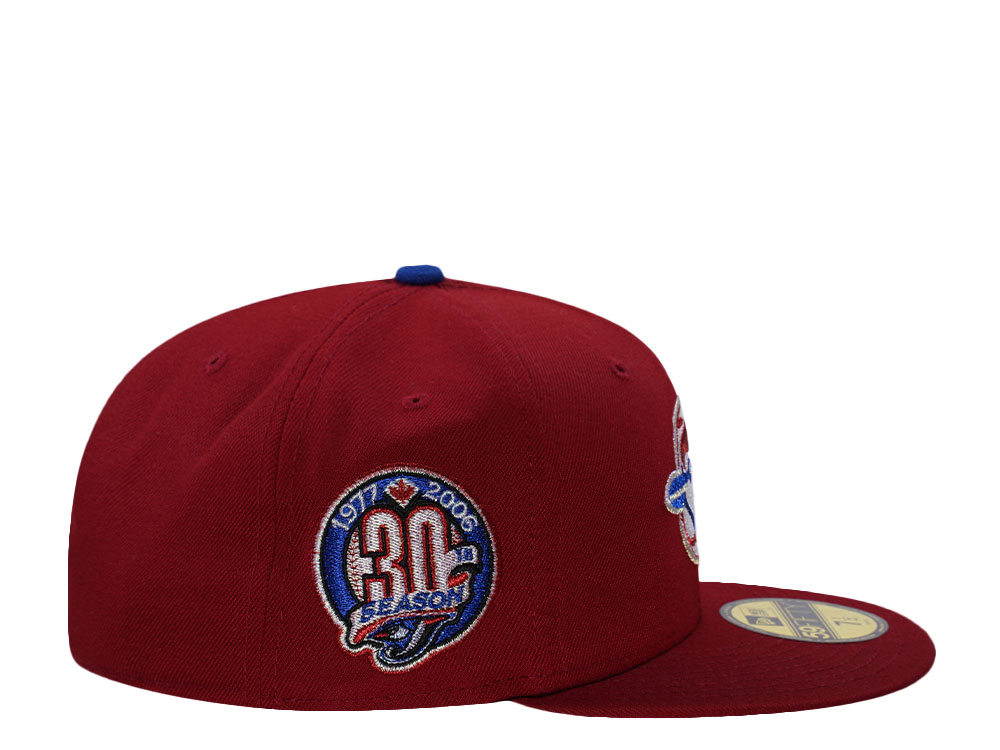 New Era Toronto Blue Jays 30th Season Red Primed Edition 59Fifty Fitted Hat