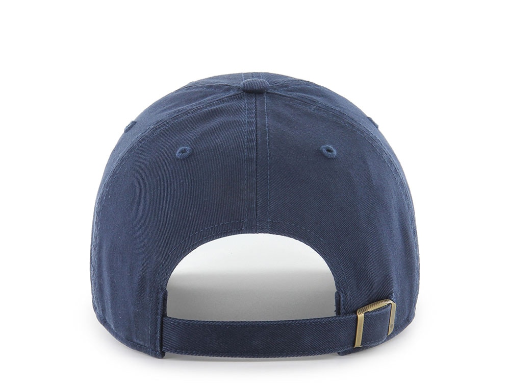 47 Brand Michigan Wolverines Navy Clean Up Strapback Hat