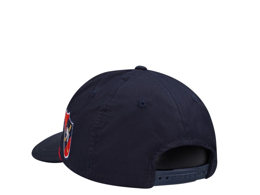 American Needle Lone Star Lightweight Rope Navy Vintage Casual Snapback Hat