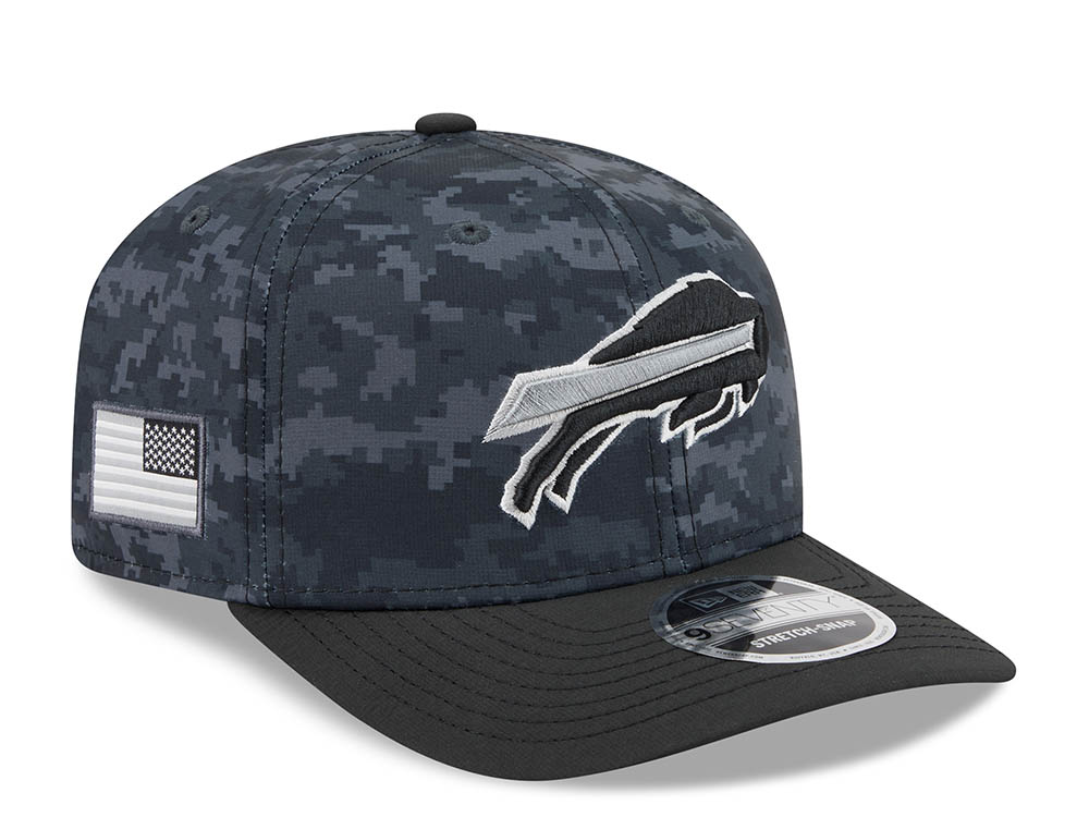 New Era Buffalo Bills NFL Salute to Service 2026 Digi Camo Black 9Seventy Stretch Snapback Hat