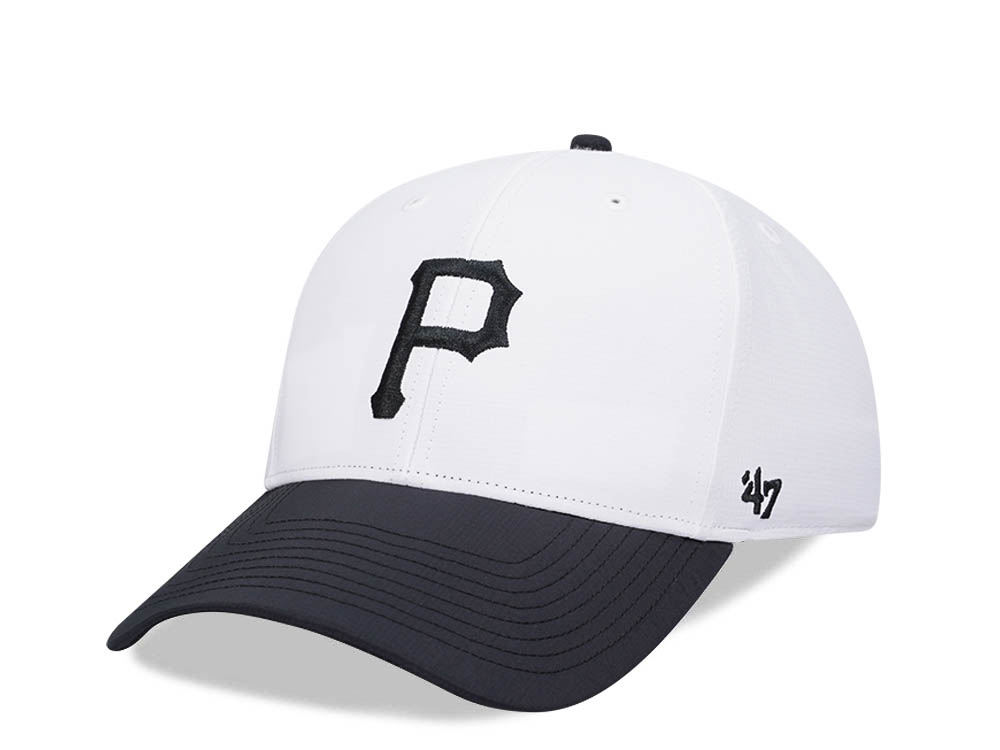 47Brand Pittsburgh Pirates White Brrr MVP Snapback Hat
