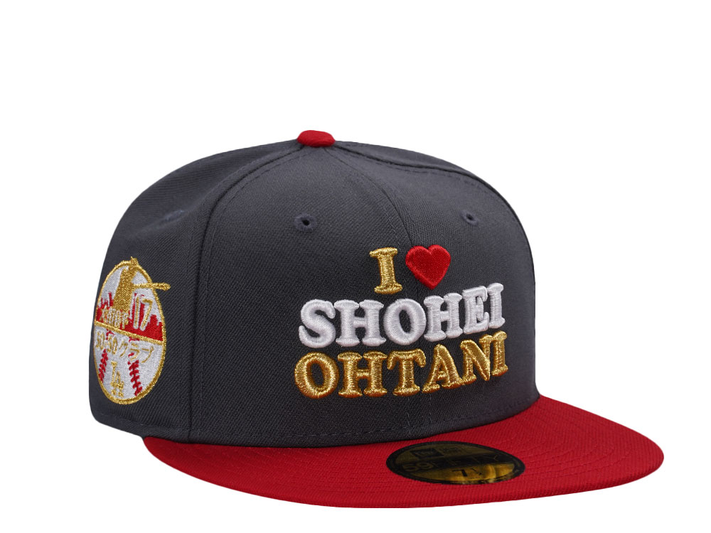 New Era Los Angeles Dodgers Shohei Ohtani Gray Two Tone Edition 59Fifty Fitted Hat