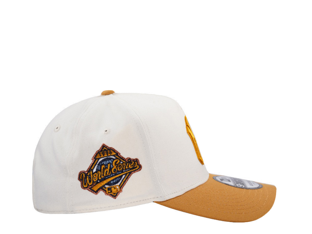 New Era New York Yankees World Series 1996 Baseball Pigeon Chrome Two Tone Edition 9Forty A Frame Snapback Hat