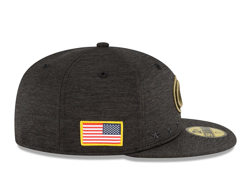 New Era Green Bay Packers Salute to Service 2020 Fitted 59Fifty Hat
