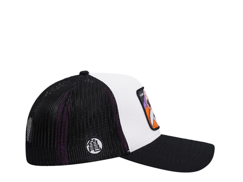 Capslab Dragon Ball Z Kame Sennin White/Black Trucker Snapback Hat