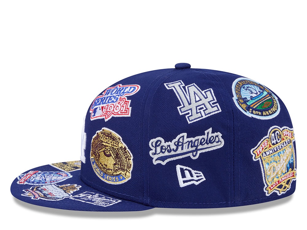 New Era Los Angeles Dodgers All Over Blue Edition 59Fifty Fitted Hat