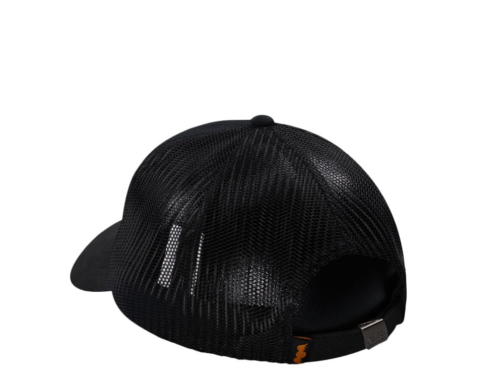 Von Dutch Screen Print Black Trucker Edition Strapback Hat